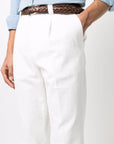 Brunello Cucinelli Trousers White