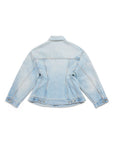 Balenciaga Coats Clear Blue