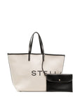 Stella McCartney Logo canvas tote bag