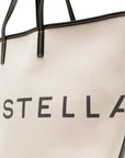 Stella McCartney Logo canvas tote bag