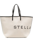 Stella McCartney Logo canvas tote bag