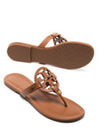 Tory Burch Sandals Leather Brown