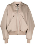 The Attico Coats Beige