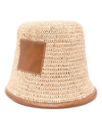 JACQUEMUS Hats Leather Brown