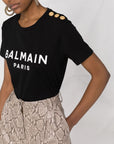 Balmain T-shirts and Polos Black