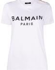 Balmain T-shirts and Polos White