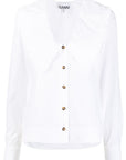 GANNI Shirts White