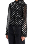 Rotate chiffon blouse with sequins