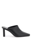 Courreges leather mules for