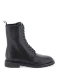 Tory Burch double t combat boots