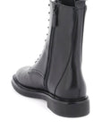 Tory Burch double t combat boots