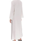 Tory Burch long linen caftan dress