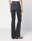 Mother The Weekender cropped jeans in grey