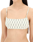 Tory Burch printed bikini top for