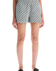 Tory Burch printed poplin shorts for