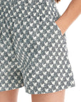 Tory Burch printed poplin shorts for