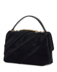 Tory Burch small kira velvet shoulder bag.