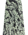 Tory Burch printed satin skirt