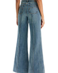 Zimmermann wide leg jeans illustration design product