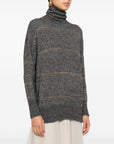 Brunello Cucinelli Sweaters Grey