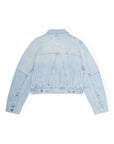 GANNI Coats Clear Blue