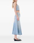 GANNI Skirts Clear Blue