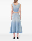 GANNI Skirts Clear Blue