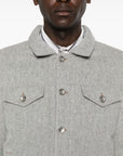 Brunello Cucinelli Coats Light Grey