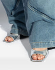 The Attico Sandals Silver