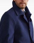 Brunello Cucinelli Coats Blue