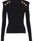 Balmain Sweaters Black