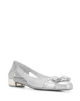 Ferragamo With Heel Silver