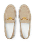 Versace Flat shoes Beige