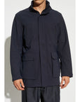 EMPORIO ARMANI CAPSULE Coats Blue