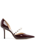 Jimmy Choo With Heel Bordeaux