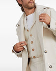 Brunello Cucinelli Coats Cream