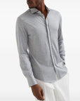 Brunello Cucinelli Shirts Light Grey