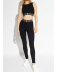 Versace High Waisted Greek Leggings