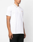 Versace Greca short-sleeved polo shirt