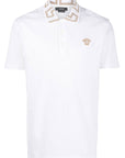 Versace Greca short-sleeved polo shirt