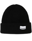 GANNI Hats Black