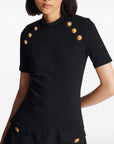 Balmain T-shirts and Polos Black