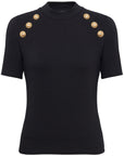 Balmain T-shirts and Polos Black