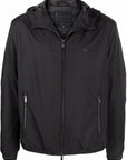 Emporio Armani water-repellent hooded jacket