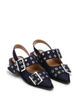 GANNI Flat shoes Blue