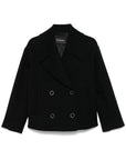 Emporio Armani Coats Black