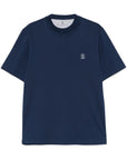 Brunello Cucinelli T-shirts and Polos Blue