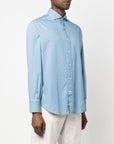 Brunello Cucinelli Shirts Clear Blue