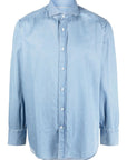 Brunello Cucinelli Shirts Clear Blue