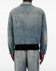 MM6 Maison Margiela Coats Clear Blue